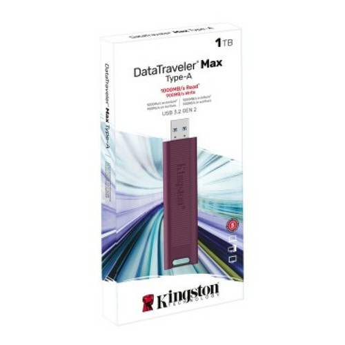 Kingston Kingston Technology DataTraveler Max lecteur USB flash 1 To USB Type-A 3.2 Gen 2 (3.1 Gen 2) Rouge