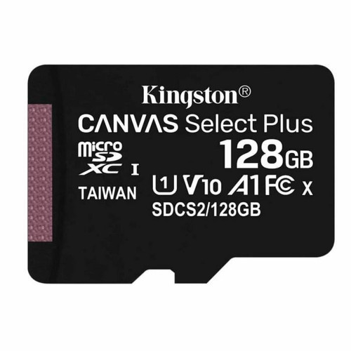 Kingston - Carte mémoire micro SDXC Kingston Canvas Select Plus Carte MIcro SD SDCS2/128GBSP Class 10 jusqu'à 100Mb/s Kingston  - Kingston micro sd 32gb
