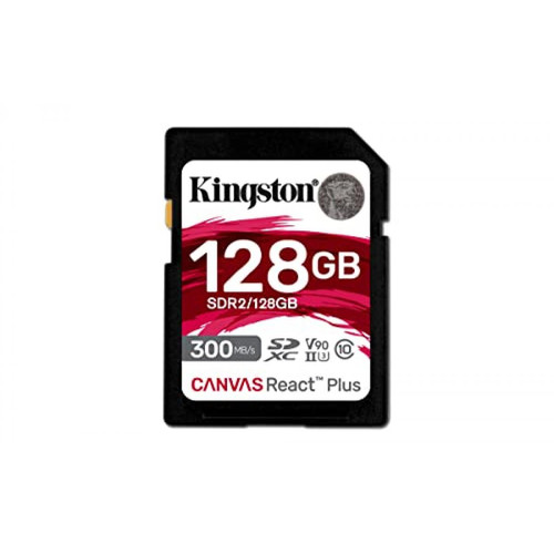 Kingston - 128GB CanvasRctPls SDXC UHS-II 300R/260W - Carte SD