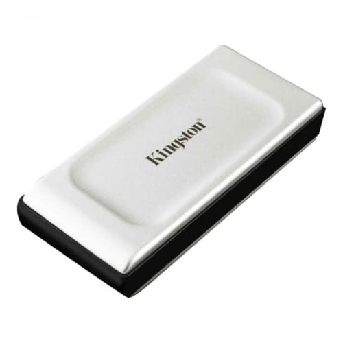 Kingston - XS2000 Portable Disque Dur SSD Externe 4000Go 2.5'' USB 3.2 2000Mo/s Métal Argent - SSD Externe