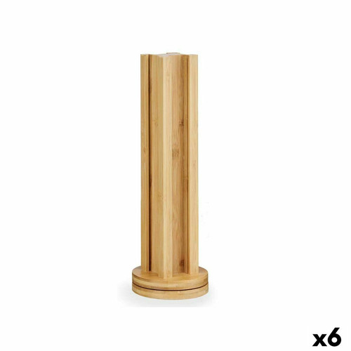 Kinvara - Support pour 36 capsules de café Plaque Tournante Bambou 11 x 11 x 34 cm (6 Unités) - Dosettes, supports