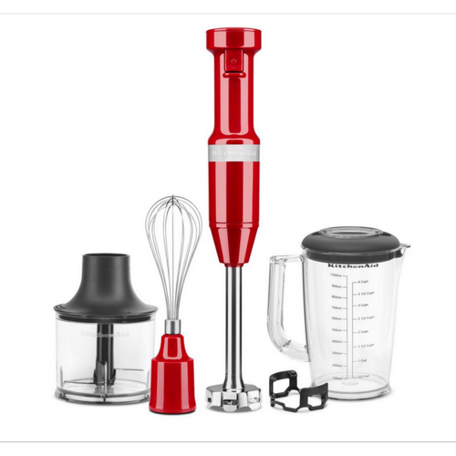 Kitchenaid - Mixeur plongeant avec fil 180w rouge empire - 5khbv83eer - KITCHENAID - Robot Kitchenaid Préparation culinaire