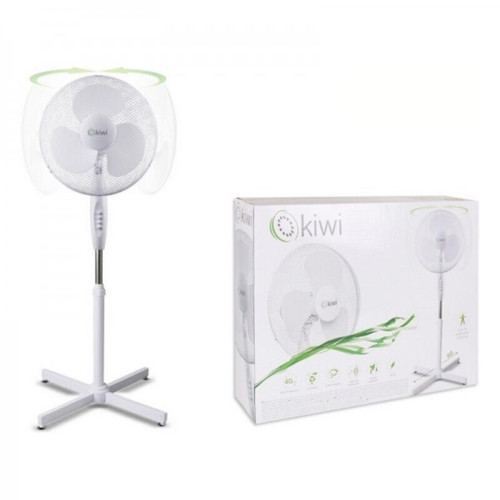 Kiwi - Ventilateur sur Pied Kiwi Blanc 45 W (Ø 40 cm) Kiwi - ventilateur climatiseur Ventilateur