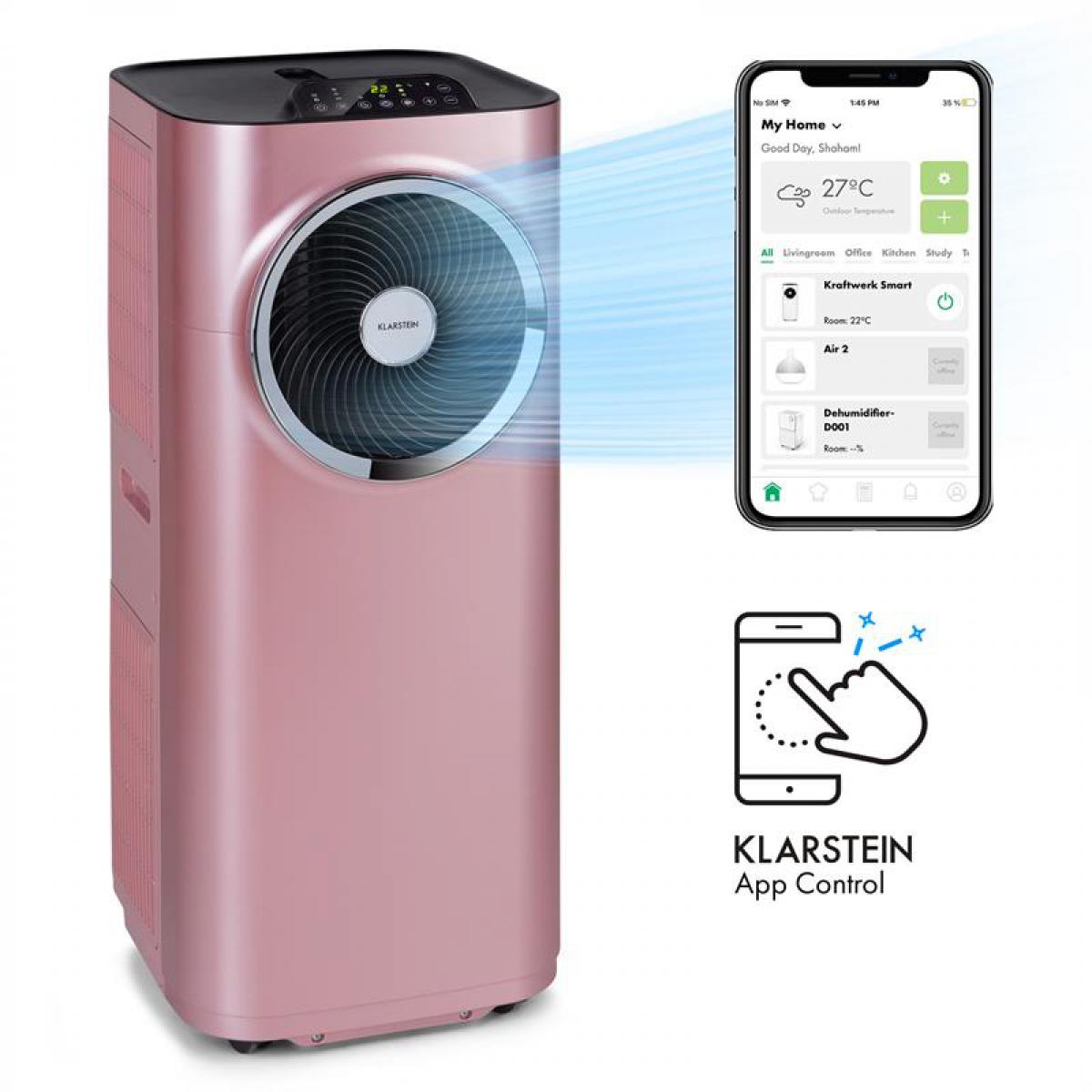Climatiseur Klarstein Klarstein Kraftwerk Smart 12K climatiseur 3-en-1 12000 BTU contrôle par appli télécommande Klarstein