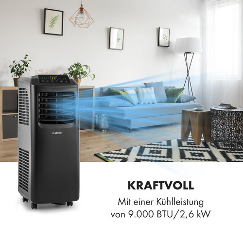 Climatiseur Klarstein Pure Blizzard Smart 9k climatiseur mobile 9000 BTU/2,6 kW CEE A télécommande Klarstein