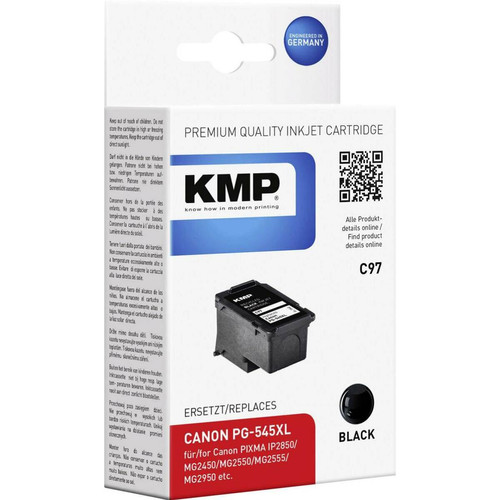 Kmp - KMP Cartouche d'encre C97 compatible CANON PG-545XL Noir 15ml Kmp  - Kmp