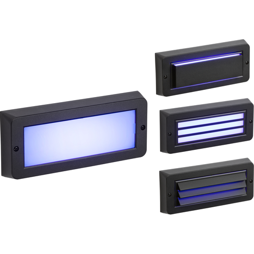 KNIGHTSBRIDGE - Applique murale LED bleue pour montage en surface - Noir 230V IP65 5W KNIGHTSBRIDGE  - Plafonniers