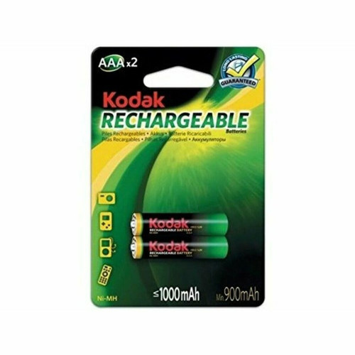 Kodak - KODAK - Piles rechargeables - Ni-MH - AAA / LR03 - 1000mAh - pack de 2 - Multicolor Kodak  - Piles rechargeables lr03