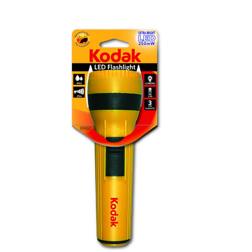 Kodak - KODAK - Lampe LED 250mW - Jaune - Fonctionne avec 2 piles LR20/D non incluses-JAUNE- - Kodak