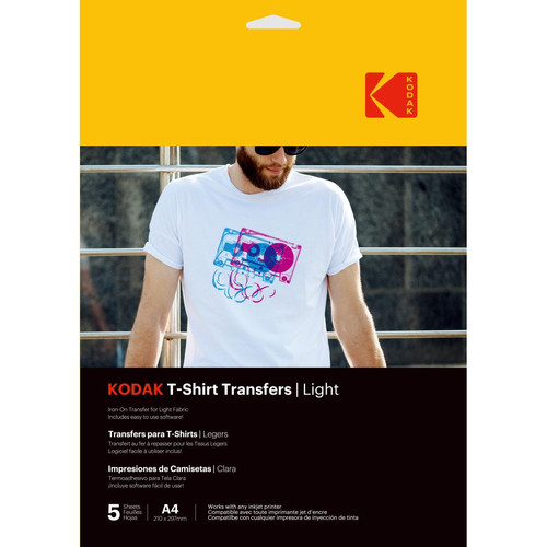 Kodak - KODAK T-Shirt Transfers / Light - Multicolor Kodak  - Papier Photo