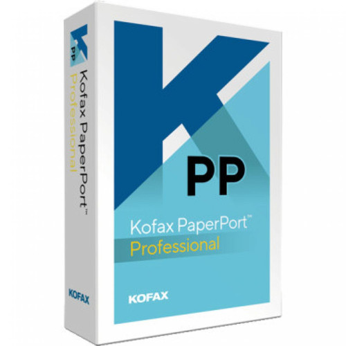 Kofax - PaperPort Professionnel - Licence Perpétuelle - 1 poste Kofax  - Traitement de Texte & Tableur