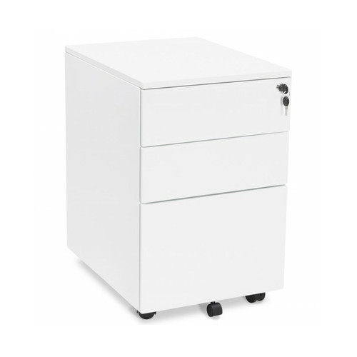 Kokoon Design - Mobilier bureau OFFICIO WHITE 61x52x40 cm Kokoon Design  - Pieds & roulettes pour meuble Kokoon Design