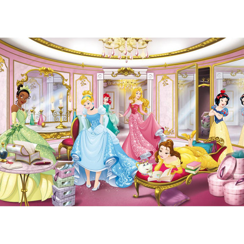 Komar - Papier Peint Photo Les Princesses Disney dans leur dressing 368cm x 254cm Komar  - Revêtement mural intérieur