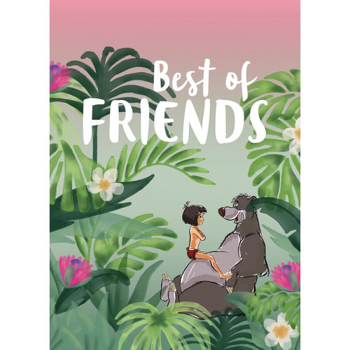 Komar - Poster Disney Le livre de la Jungle - Les meilleurs amis 50 cm x 70 cm - Affiches, posters