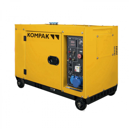 Kompak - Groupe électrogène Kompak diesel 6300W monophasé KD8000SE - Matériaux & Accessoires de chantier