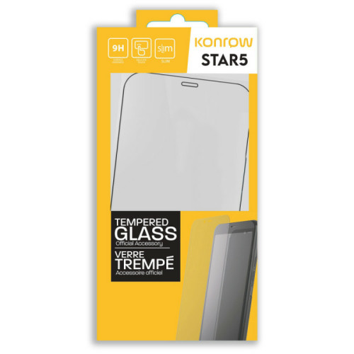 Konrow - Verre Trempé Pour Konrow Star 5 / Soft 5 Max ( 9H, 0.33mm) Konrow  - Verre trempé iPhone XR Accessoires et consommables