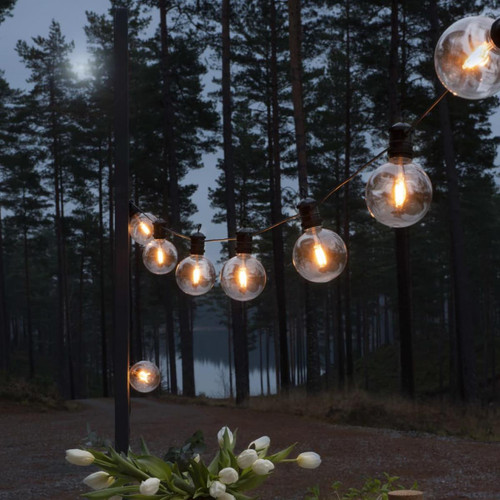 Konstsmide - KONSTSMIDE Guirlande lumineuse avec 10 ampoules extra chaudes - Guirlandes lumineuses