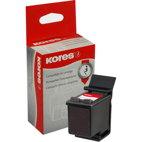 Kores - Kores Cartouche rechargée G1900BK remplace hp C9351A, No. 21 () Kores  - Cartouche d'encre