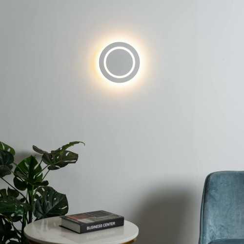 Kosilum - Applique LED design minimaliste blanche D24- Evans Kosilum  - Kosilum