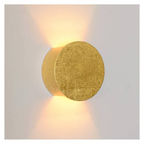 Kosilum - Applique lumière indirecte en plâtre - finition dorée Aries Kosilum  - KosiLum