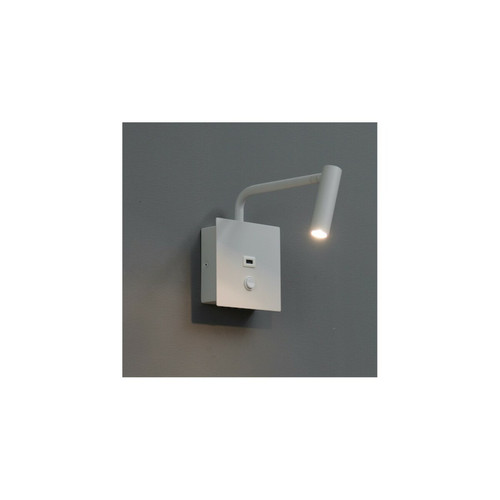 Kosilum - Liseuse pratique et moderne LED et port USB intégré - Miami blanc Kosilum  - Kosilum