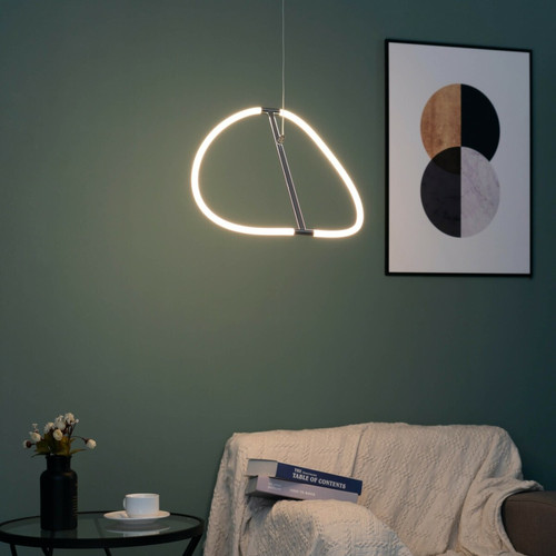 Kosilum - Suspension LED design circulaire courbée - Molfaro Kosilum - KosiLum
