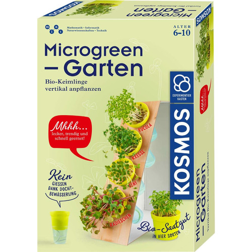 Jeux éducatifs Kosmos Microgreen-Garten, Experimentierkasten