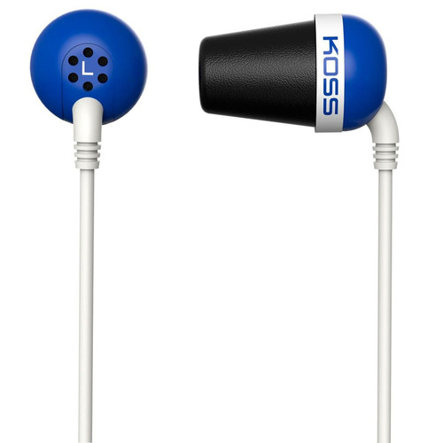 Koss - Écouteurs avec Fil, Headphones In Ear Légers, Compatibles avec les Smartphones, , Bleu, KOSS, Plug B Classic - Ear plug