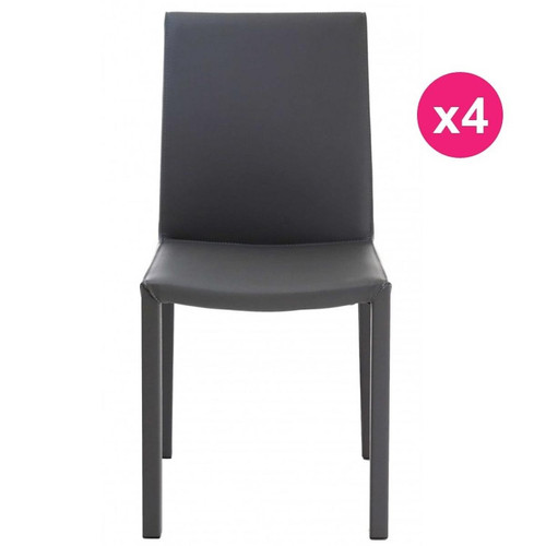 Kosyform - Lot de 4 Chaises Design Grises KosyForm Kosyform  - Chaise design grise