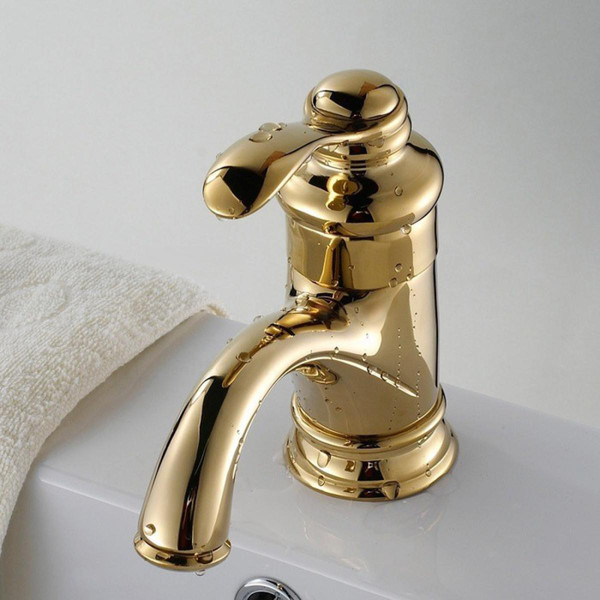 Robinet de lavabo Kroos Robinet lavabo mitigeur classique à diverses finitions doré