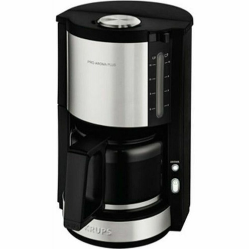 Krups - KRUPS KM321010 Pro Aroma Plus Cafetiere filtre electrique, 1,25 L soit 15 tasses, Machine a cafe, Noir et inox Krups  - Krups
