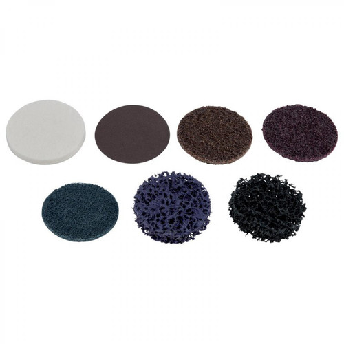 Ks Tools - Disque de ponçage violet 50,0 mm - papier de verre - Grains 150 - Accessoires meulage