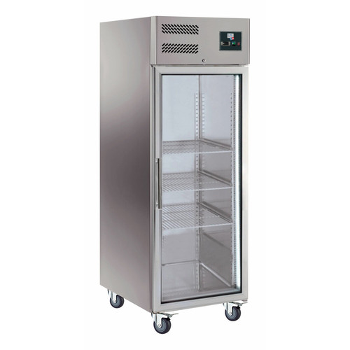 L2G - Armoires réfrigérées inox 1 porte vitrée 650L - L2G L2G  - Réfrigérateur L2G
