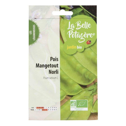 La Belle Potagère - Graines à semer - Pois Mangetout Norli - 50 g La Belle Potagère  - Graine & potager Rare