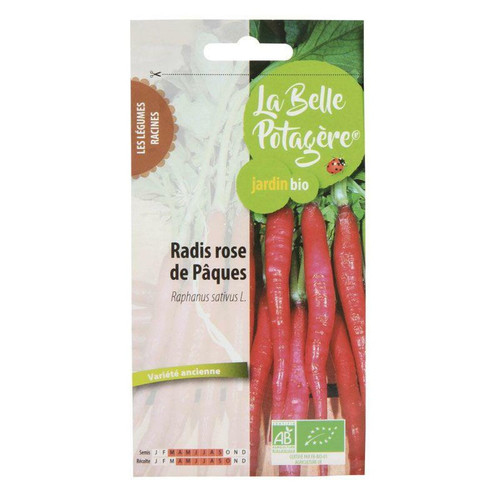 La Belle Potagère - Graines à semer - Radis rose de Pâques - 3 g La Belle Potagère - Graine & potager Rare