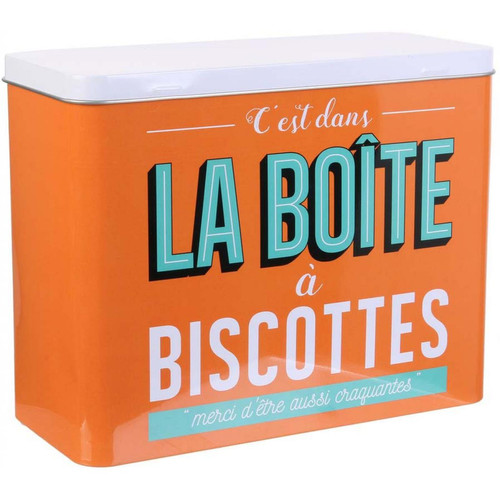 La Boite A - Boite de conservation La boite à biscottes. - Petit rangement Orange