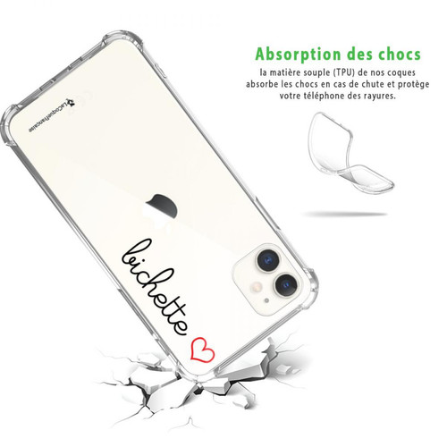 La Coque Francaise Coque iPhone 11 silicone anti-choc souple angles renforcés transparente