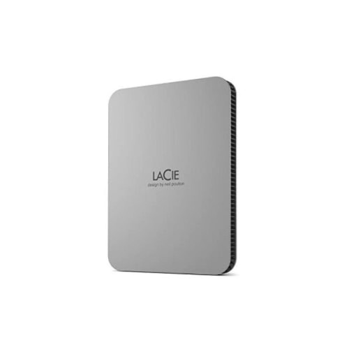 Lacie - Mobile Drive Disque Dur HDD Externe 1To 2.5" USB-C 3.2 Gris - Lacie