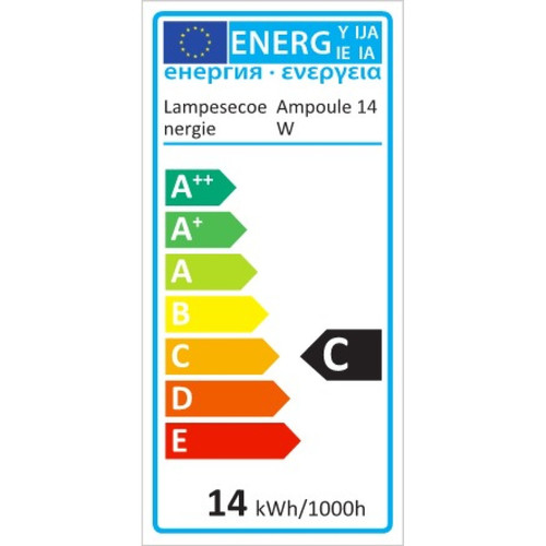 Ampoules LED Ampoule dichroique halogène à économie d'énergie MR11 GU4 12V 20W (14W) 3000h