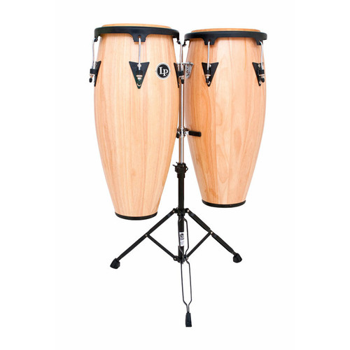 Percussions latines Latin Percussion Aspire Wood Conga Set Natural LPA646-AW Latin Percussion