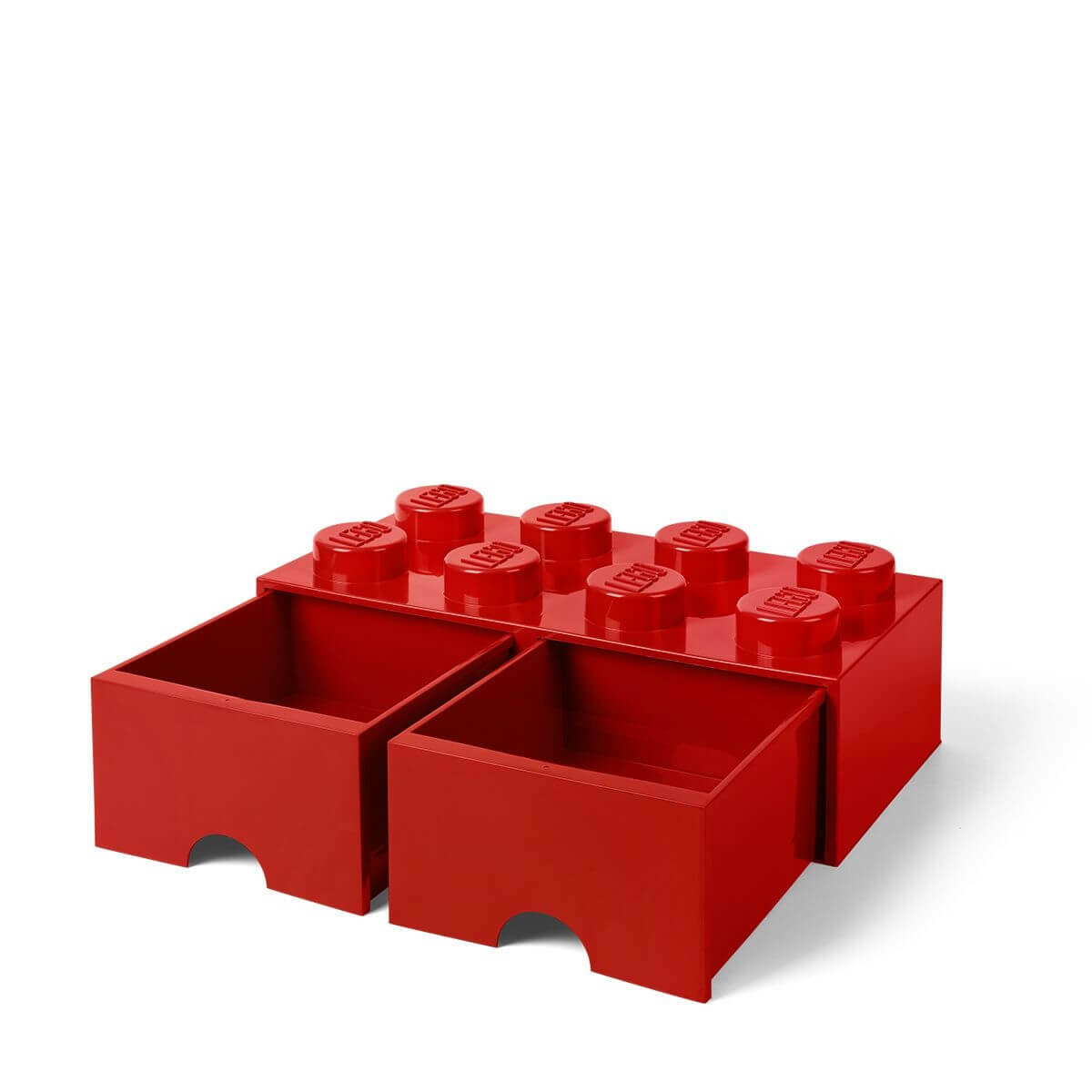 Boîte de rangement Lego Décoration Grande brique de rangement empilable avec tiroirs rouge - Lego Décoration