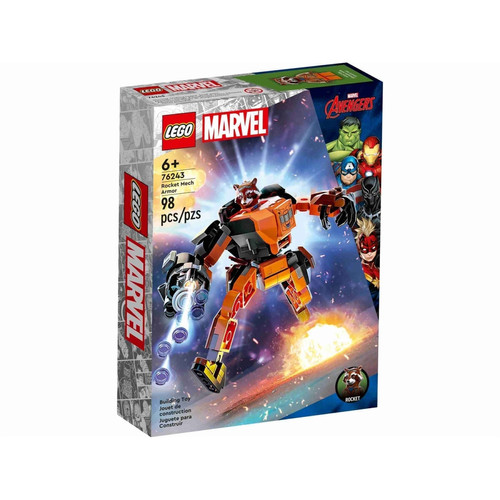 Briques Lego Lego Marvel L'armure robot de Rocket