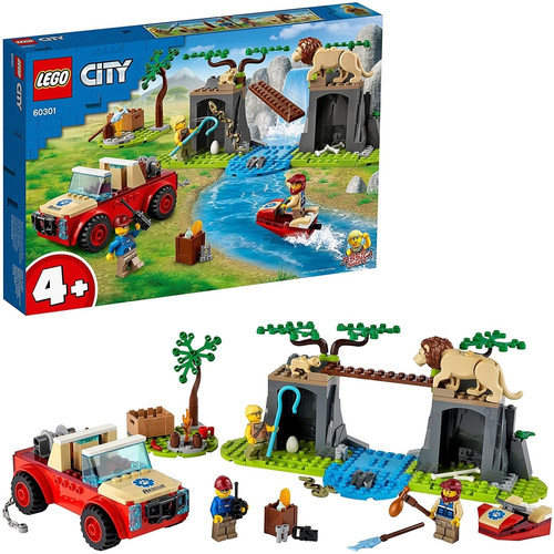 Lego - City Le tout-terrain de sauvetage des animaux sauvages Lego - Marchand Zoomici