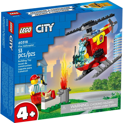 Lego - City L'hélicoptère des pompiers Lego  - Briques Lego