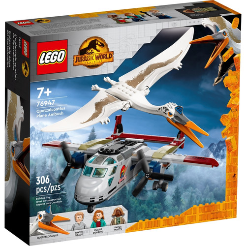 Lego - Jurassic World L'embuscade en avion du Quetzalcoatlus Lego  - LEGO Jurassic World Briques Lego