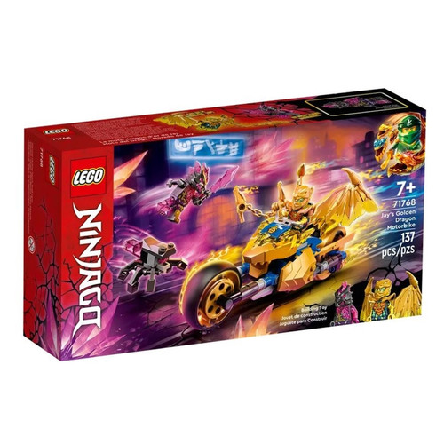 Lego - Ninjago La moto dragon d'or de Jay Lego  - Lego