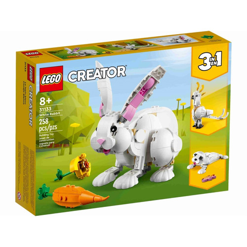 Lego - Creator 3 en 1 Le lapin blanc Lego  - Briques Lego