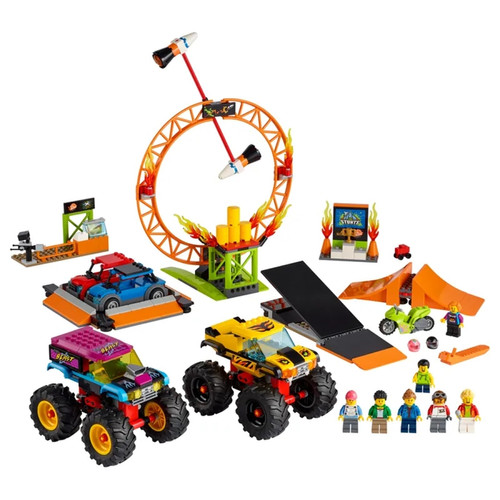 Lego - L'arène de spectacle des cascadeurs Lego  - Jeux de construction