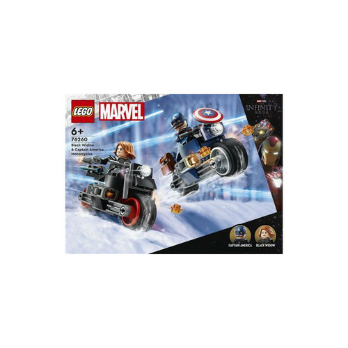 Lego - LEGO® Marvel 76260 Les motos de Black Widow et de Captain America Lego  - LEGO Marvel - Super Héros Briques Lego