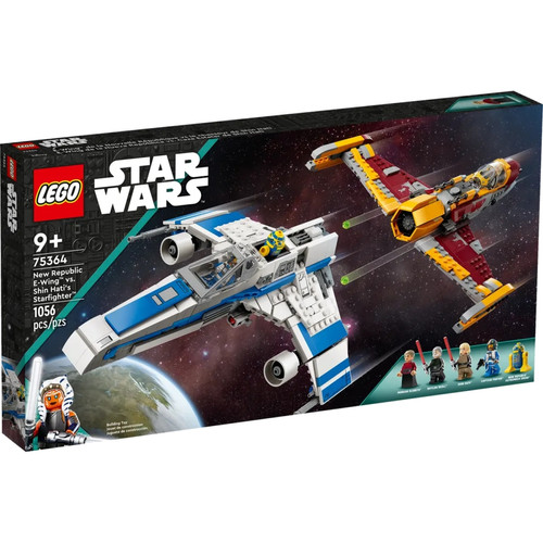 Lego - Star Wars L'E-wing de la Nouvelle République contre le chasseur de Shin Hati Lego  - LEGO Star Wars Briques Lego